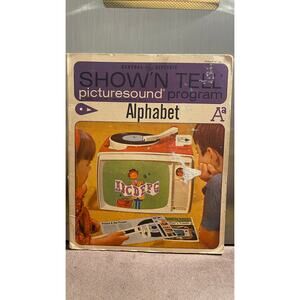 Alphabets Show 'N Tell Vintage Record Picturesound Program As Is As Shown